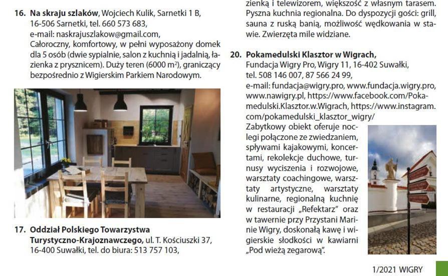 Na Skraju Szlakow Ferienhaus Sarnetki
